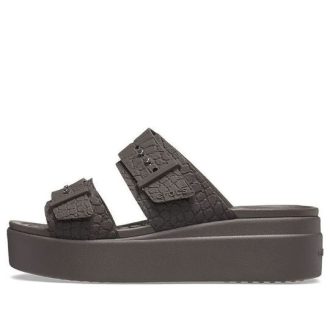 Crocs (WMNS) 2 λουριά Brooklyn “Brown” 208667-206