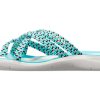 Πλεκτές σαγιονάρες Crocs (WMNS) Μπλε Λευκό 205728-4DY