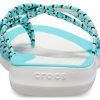 Πλεκτές σαγιονάρες Crocs (WMNS) Μπλε Λευκό 205728-4DY
