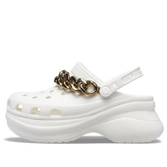 Crocs (WMNS) Ρετρό Αλυσίδα Λευκό Χρυσό Σανδάλια “Λευκό Χρυσό” 206662-19B