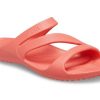 Crocs (WMNS) Πορτοκαλί Κόκκινες Παντόφλες 206756-6SL