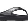 Μαύρες παντόφλες χοντρή σόλα Crocs (WMNS) 206919-001