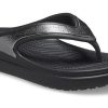 Μαύρες παντόφλες χοντρή σόλα Crocs (WMNS) 206919-001
