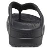 Μαύρες παντόφλες χοντρή σόλα Crocs (WMNS) 206919-001