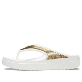 Crocs (WMNS) Παντόφλες χοντρή σόλα από λευκόχρυσο “Λευκόχρυσο” 206919-100