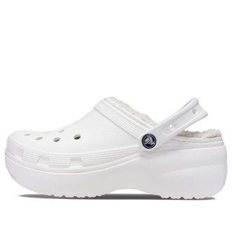 Crocs (WMNS) Κλασικά τσόκαρα με επένδυση πλατφόρμας “Λευκό” 207938-100