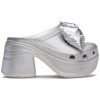 Crocs (WMNS) Τσόκαρα Σειρήνα Μεταλλικό Φιόγκο “Ασημί” 210050-0P1