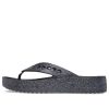 Crocs (WMNS) Baya Platform Glitter Flip σανδάλια “Black” 208463