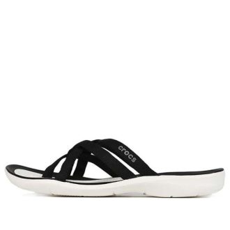 Crocs (WMNS) Παντόφλες Beach & Pool “Black White” 205479-066