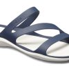 Crocs (WMNS) Μπλε Λευκά Σανδάλια “Blue White” 203998-462