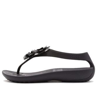 Crocs (WMNS) Breathable Cozy ελαφριά μαύρα σανδάλια 205600-060