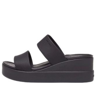 Crocs (WMNS) Brooklyn ελαφριά μαύρα σανδάλια 206219-060