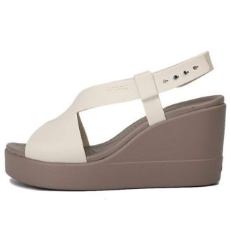 Crocs (WMNS) Brooklyn ελαφριά τσιμεντένια γκρι σανδάλια “Γκρι” 206222-16T