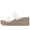Crocs (WMNS) Brooklyn Lightweight Mushroom Grey σανδάλια 206219-16T