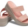 Crocs (WMNS) Brooklyn Lightweight Pale Pink Sandals 206219-6RL Crocs (WMNS) Brooklyn Lightweight Pale Pink Sandals 206219-6RL
