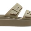 Crocs (WMNS) Brooklyn Low Wedge Σανδάλι “Μπεζ” 207431-260