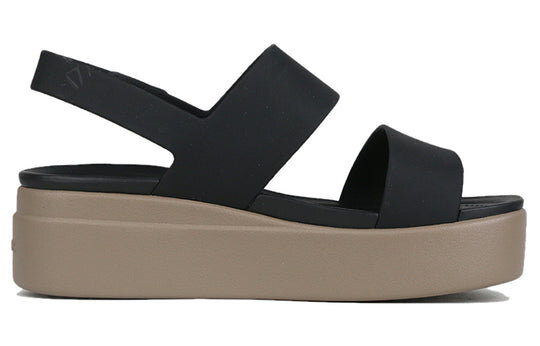 Crocs (WMNS) Brooklyn Thick Sole Black Sandals “Black” 206453-07H Crocs (WMNS) Brooklyn Thick Sole Black Sandals “Black” 206453-07H