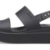 Crocs (WMNS) Brooklyn Thick Sole Casual Black Sandals 206453-060 Crocs (WMNS) Brooklyn Thick Sole Casual Black Sandals 206453-060