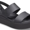 Crocs (WMNS) Brooklyn Thick Sole Casual Black Sandals 206453-060 Crocs (WMNS) Brooklyn Thick Sole Casual Black Sandals 206453-060