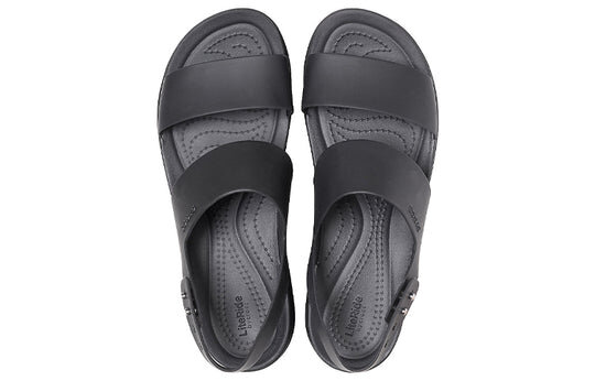 Crocs (WMNS) Brooklyn Thick Sole Casual Black Sandals 206453-060 Crocs (WMNS) Brooklyn Thick Sole Casual Black Sandals 206453-060