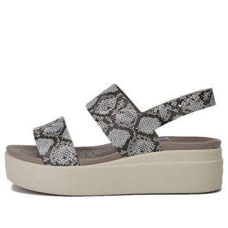 Crocs (WMNS) Brooklyn Thick Sole Casual Sandals Grey 206453-93T