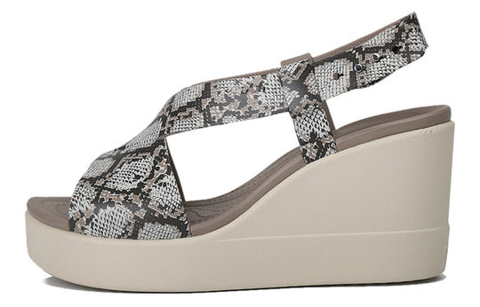 Crocs (WMNS) Brooklyn Thick Sole Grey Sandals “Gray” 206222-93T Crocs (WMNS) Brooklyn Thick Sole Grey Sandals “Gray” 206222-93T