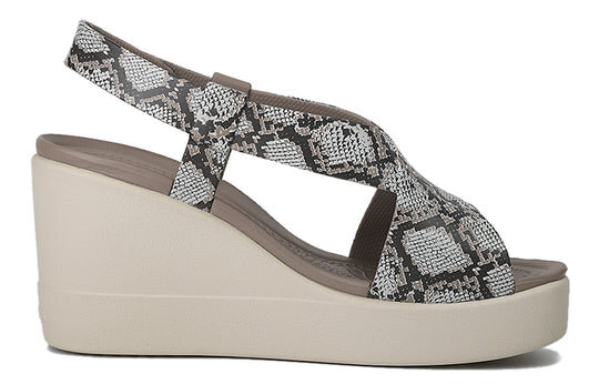 Crocs (WMNS) Brooklyn Thick Sole Grey Sandals “Gray” 206222-93T Crocs (WMNS) Brooklyn Thick Sole Grey Sandals “Gray” 206222-93T