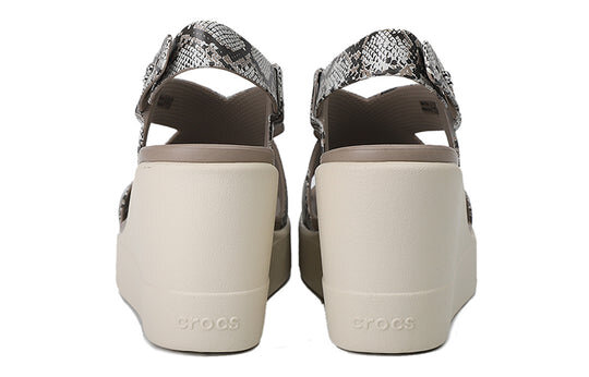 Crocs (WMNS) Brooklyn Thick Sole Grey Sandals “Gray” 206222-93T Crocs (WMNS) Brooklyn Thick Sole Grey Sandals “Gray” 206222-93T