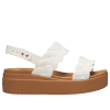 Crocs (WMNS) Brooklyn Woven Wedge σανδάλια “White Brown” 209977-0WV