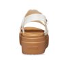 Crocs (WMNS) Brooklyn Woven Wedge σανδάλια “White Brown” 209977-0WV