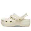 Crocs (WMNS) Classic Πλατφόρμα Chain Clogs “Bone” 209022-2Y2