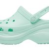Crocs (WMNS) Classic Clog Ρετρό Χοντρή Σόλα Πέδιλα Μέντα Πράσινο 206302-3TI