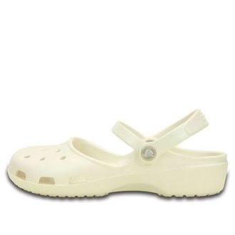 Crocs (WMNS) Classic Clog Beach Λευκά σανδάλια 202494-159