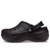 Crocs (WMNS) Classic Clog με επένδυση πλατφόρμας “Black” 207938-001