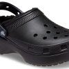 Crocs (WMNS) Classic Clog με επένδυση πλατφόρμας “Black” 207938-001