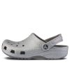 Crocs (WMNS) Classic Clog Crocs Ασημένια σανδάλια 205942-040