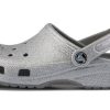 Crocs (WMNS) Classic Clog Crocs Ασημένια σανδάλια 205942-040