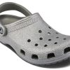 Crocs (WMNS) Classic Clog Crocs Ασημένια σανδάλια 205942-040