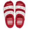Crocs (WMNS) Classic Cozzzy Γιορτινό πουλόβερ Σανδάλι “White Red” 209227-90H