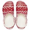 Crocs (WMNS) Classic Holiday πουλόβερ Graphic “Red White” 209237-90H