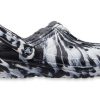 Crocs (WMNS) Classic Lined Clog Σανδάλια εξωτερικού χώρου “Marbled White Black” 207180-103