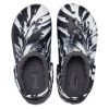 Crocs (WMNS) Classic Lined Clog Σανδάλια εξωτερικού χώρου “Marbled White Black” 207180-103
