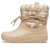 Crocs (WMNS) Classic Neo Puff Luxe Μπότες “Μπεζ Λευκό” 207312-2E9