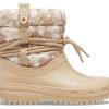 Crocs (WMNS) Classic Neo Puff Luxe Μπότες “Μπεζ Λευκό” 207312-2E9
