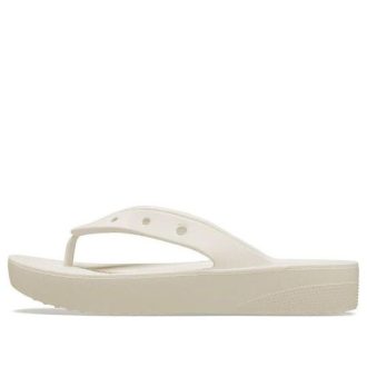 Crocs (WMNS) Classic Platform Flip (Μπεζ) 207714-2Y2