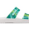 Crocs (WMNS) Classic Tropical Outdoor Flat Heel Sports Παντόφλες Λευκό Πράσινο 207183-94S Crocs (WMNS) Classic Tropical Outdoor Flat Heel Sports Παντόφλες Λευκό Πράσινο 207183-94S