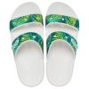 Crocs (WMNS) Classic Tropical Outdoor Flat Heel Sports Παντόφλες Λευκό Πράσινο 207183-94S Crocs (WMNS) Classic Tropical Outdoor Flat Heel Sports Παντόφλες Λευκό Πράσινο 207183-94S