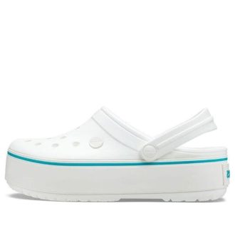 Crocs (WMNS) Ελαφριά Cozy Outdoor Beach Λευκά μπλε σανδάλια “White Blue” 205434-1E0