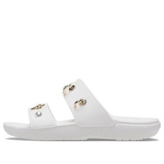 Crocs (WMNS) Μαλακή σόλα Cozy Outdoor Flat Heel Sports Παντόφλες Λευκή 207387-103