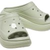 Crocs (WMNS) Crush High Shine Slides “Light Green” 209648-3VS